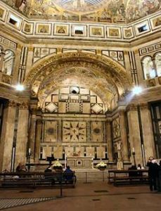 Baptistery inside
